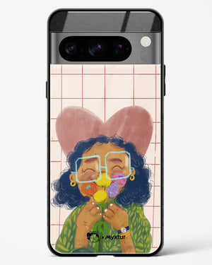 Floral Joy [doodleodrama] Glass Case Phone Cover (Google)