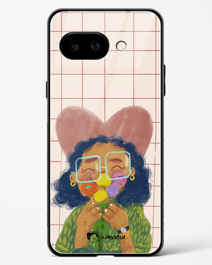 Floral Joy [doodleodrama] Glass Case Phone Cover (Google)
