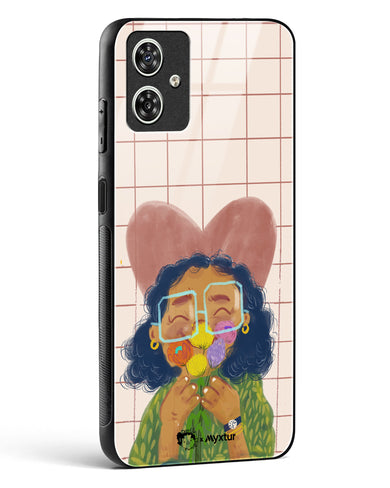 Floral Joy [doodleodrama] Glass Case Phone Cover (Motorola)