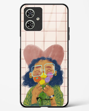 Floral Joy [doodleodrama] Glass Case Phone Cover (Motorola)