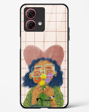 Floral Joy [doodleodrama] Glass Case Phone Cover (Motorola)