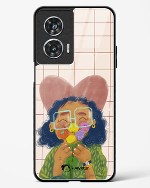 Floral Joy [doodleodrama] Glass Case Phone Cover (Motorola)