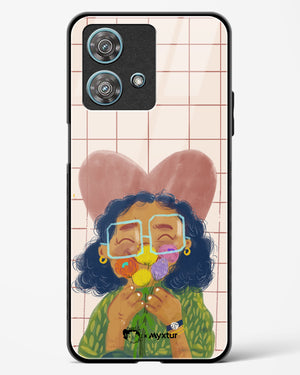 Floral Joy [doodleodrama] Glass Case Phone Cover (Motorola)