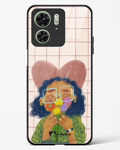 Floral Joy [doodleodrama] Glass Case Phone Cover (Motorola)