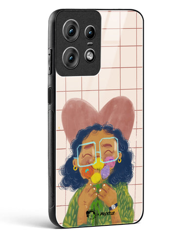Floral Joy [doodleodrama] Glass Case Phone Cover (Motorola)