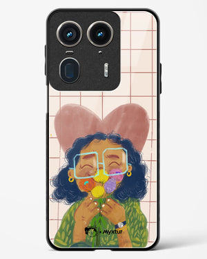Floral Joy [doodleodrama] Glass Case Phone Cover (Motorola)