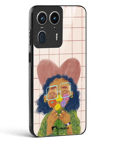 Floral Joy [doodleodrama] Glass Case Phone Cover (Motorola)