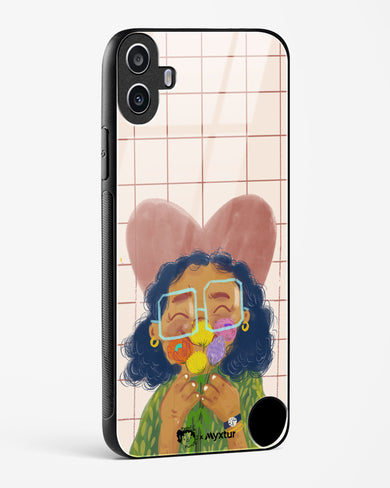 Floral Joy [doodleodrama] Glass Case Phone Cover (Nothing)