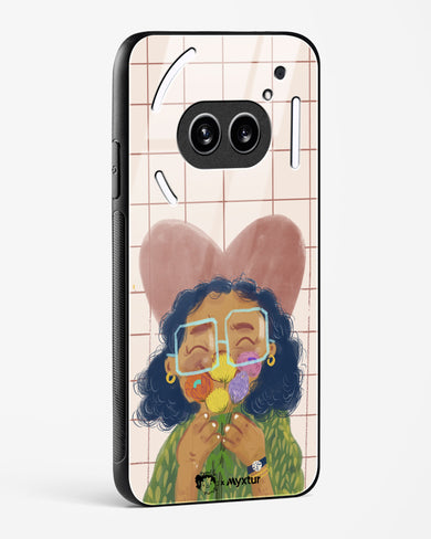 Floral Joy [doodleodrama] Glass Case Phone Cover (Nothing)