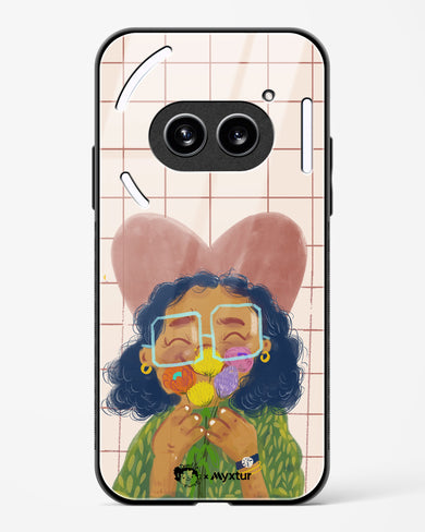 Floral Joy [doodleodrama] Glass Case Phone Cover (Nothing)
