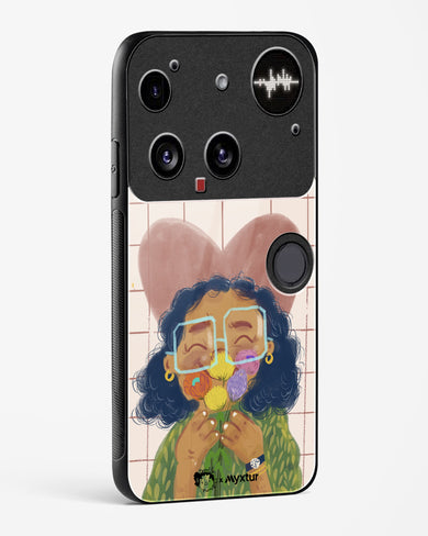 Floral Joy [doodleodrama] Glass Case Phone Cover (Nothing)