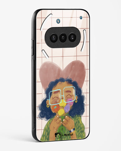 Floral Joy [doodleodrama] Glass Case Phone Cover (Nothing)
