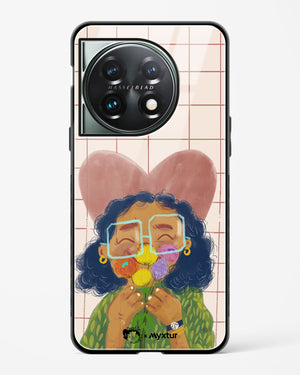 Floral Joy [doodleodrama] Glass Case Phone Cover (OnePlus)