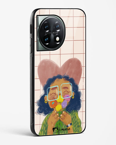Floral Joy [doodleodrama] Glass Case Phone Cover (OnePlus)