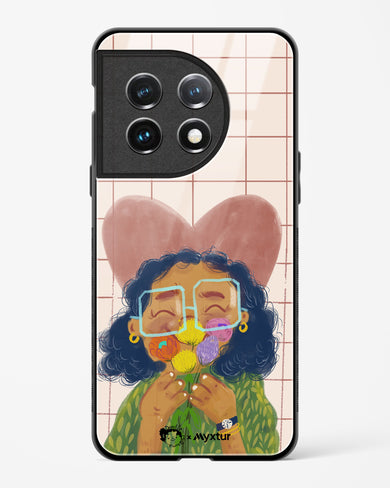 Floral Joy [doodleodrama] Glass Case Phone Cover (OnePlus)