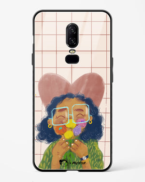 Floral Joy [doodleodrama] Glass Case Phone Cover (OnePlus)