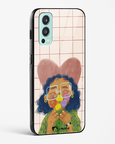 Floral Joy [doodleodrama] Glass Case Phone Cover (OnePlus)