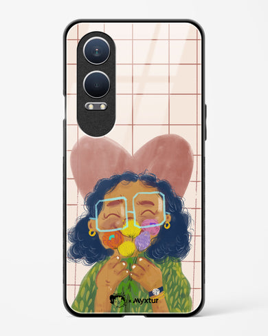 Floral Joy [doodleodrama] Glass Case Phone Cover (OnePlus)