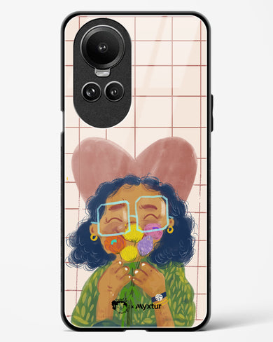 Floral Joy [doodleodrama] Glass Case Phone Cover (Oppo)