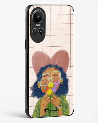 Floral Joy [doodleodrama] Glass Case Phone Cover (Oppo)