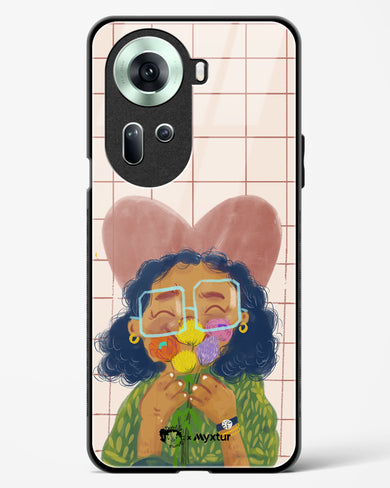 Floral Joy [doodleodrama] Glass Case Phone Cover (Oppo)