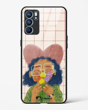 Floral Joy [doodleodrama] Glass Case Phone Cover (Oppo)