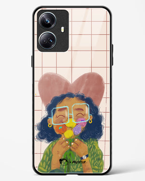 Floral Joy [doodleodrama] Glass Case Phone Cover (Realme)