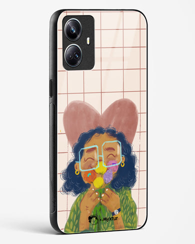 Floral Joy [doodleodrama] Glass Case Phone Cover (Realme)