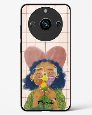 Floral Joy [doodleodrama] Glass Case Phone Cover (Realme)
