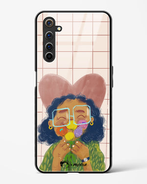 Floral Joy [doodleodrama] Glass Case Phone Cover (Realme)
