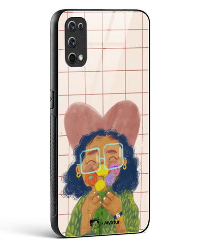 Floral Joy [doodleodrama] Glass Case Phone Cover (Realme)