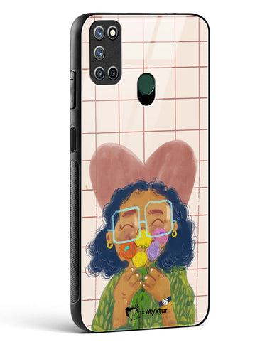 Floral Joy [doodleodrama] Glass Case Phone Cover (Realme)