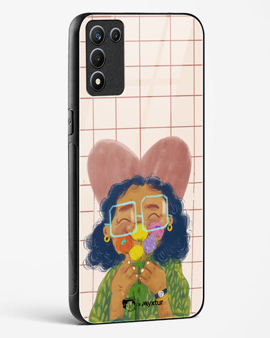 Floral Joy [doodleodrama] Glass Case Phone Cover (Realme)