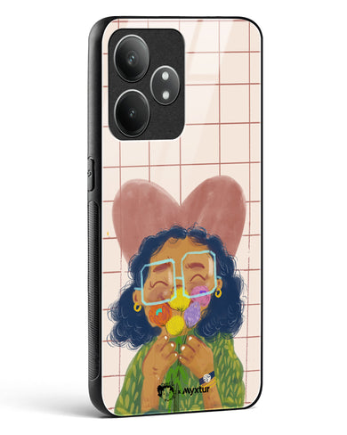 Floral Joy [doodleodrama] Glass Case Phone Cover (Realme)