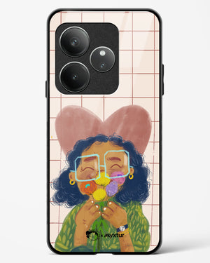 Floral Joy [doodleodrama] Glass Case Phone Cover (Realme)