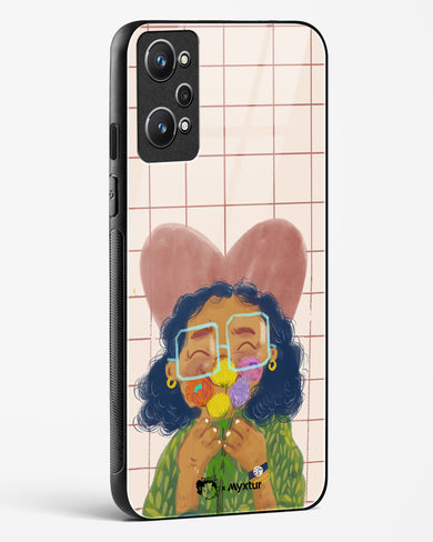 Floral Joy [doodleodrama] Glass Case Phone Cover (Realme)