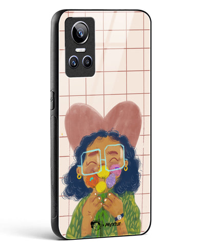 Floral Joy [doodleodrama] Glass Case Phone Cover (Realme)