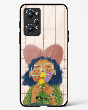 Floral Joy [doodleodrama] Glass Case Phone Cover (Realme)