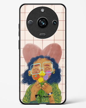 Floral Joy [doodleodrama] Glass Case Phone Cover (Realme)