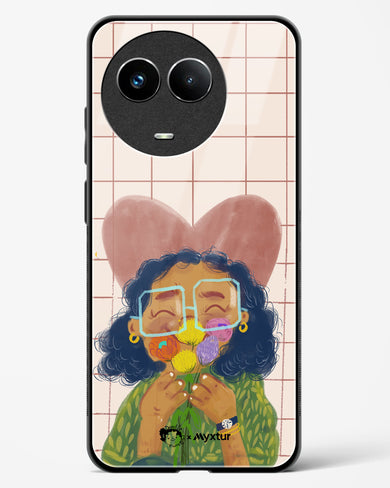 Floral Joy [doodleodrama] Glass Case Phone Cover (Realme)