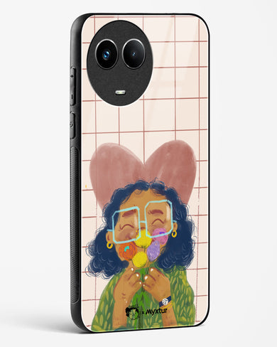 Floral Joy [doodleodrama] Glass Case Phone Cover (Realme)