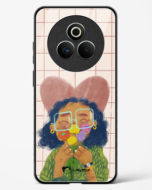 Floral Joy [doodleodrama] Glass Case Phone Cover (Realme)