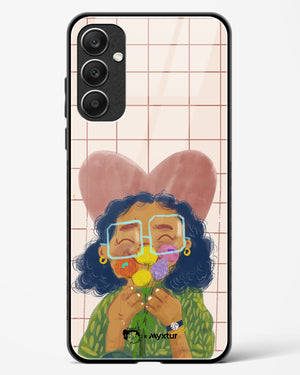 Floral Joy [doodleodrama] Glass Case Phone Cover (Samsung)