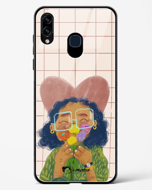 Floral Joy [doodleodrama] Glass Case Phone Cover (Samsung)