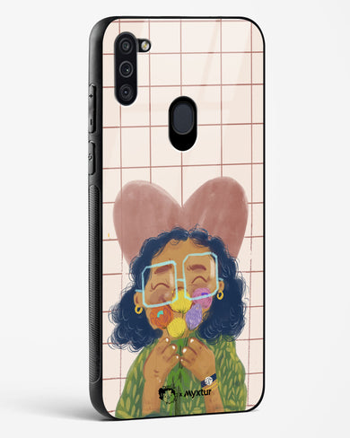 Floral Joy [doodleodrama] Glass Case Phone Cover (Samsung)