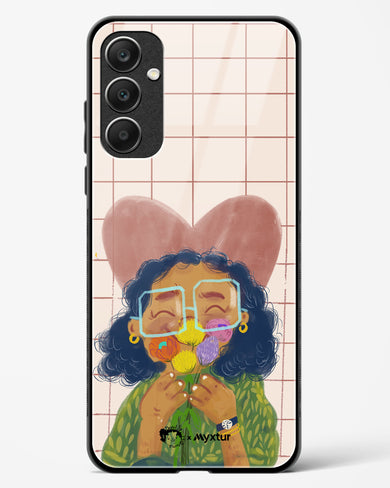 Floral Joy [doodleodrama] Glass Case Phone Cover (Samsung)