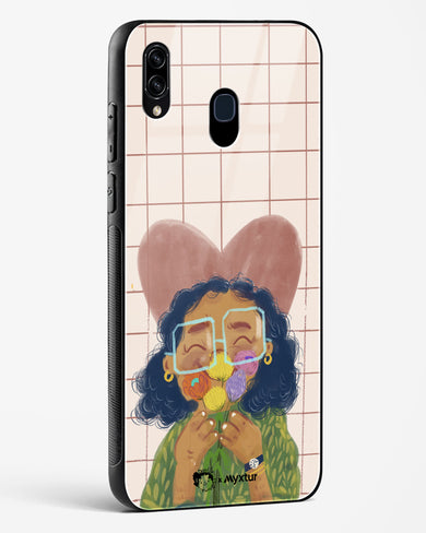Floral Joy [doodleodrama] Glass Case Phone Cover (Samsung)