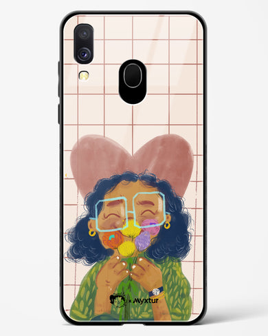 Floral Joy [doodleodrama] Glass Case Phone Cover (Samsung)