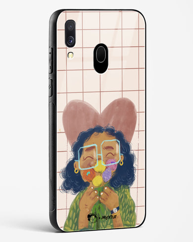 Floral Joy [doodleodrama] Glass Case Phone Cover (Samsung)