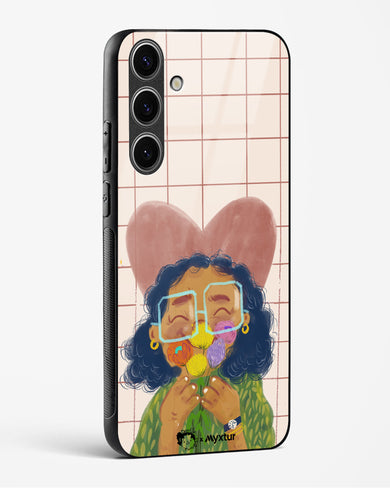 Floral Joy [doodleodrama] Glass Case Phone Cover (Samsung)